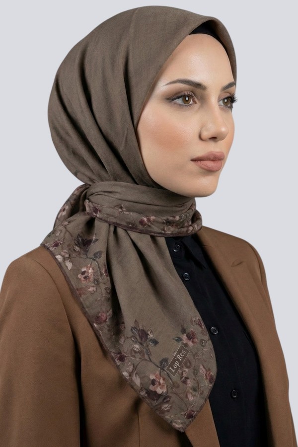 Lop'Res Organik Pamuk Soft Eşarp 6214-8