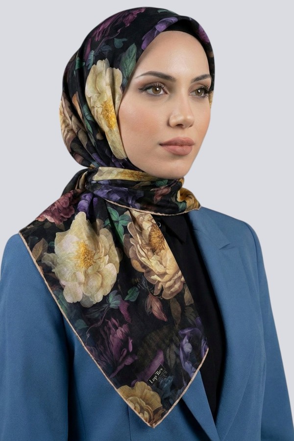 Lop'Res Organik Pamuk Soft Eşarp 6215-6