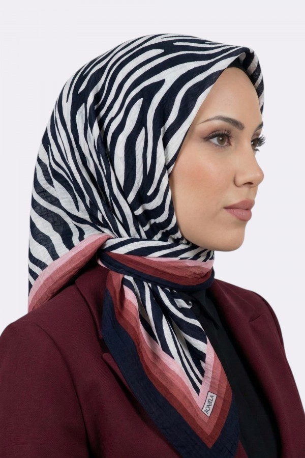 Desenli Mio Caz Eşarp 6301-16