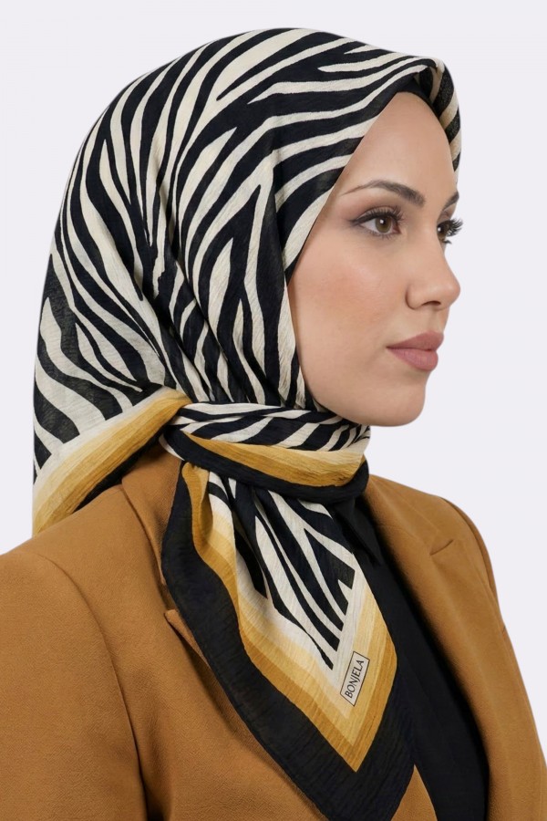 Desenli Mio Caz Eşarp 6301-13