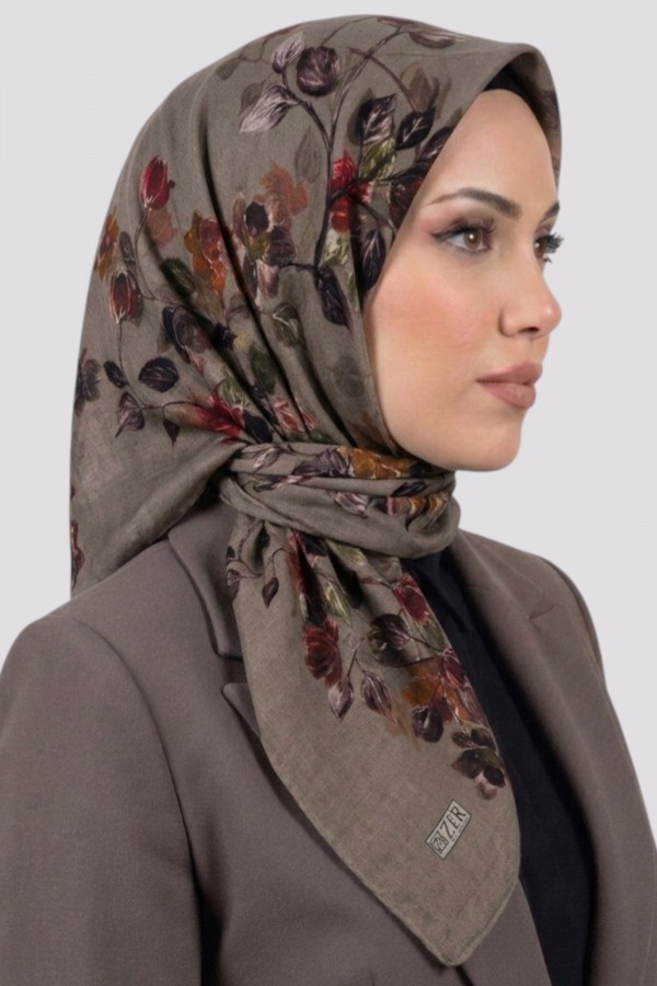 Zer Organik Pamuk Soft Eşarp 6222-8