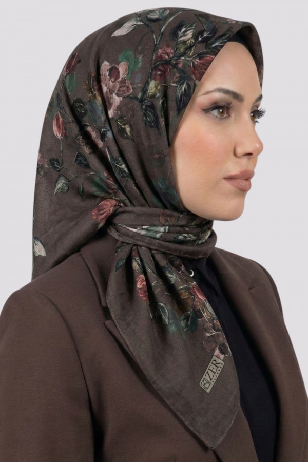 Zer Organik Pamuk Soft Eşarp 6222-2