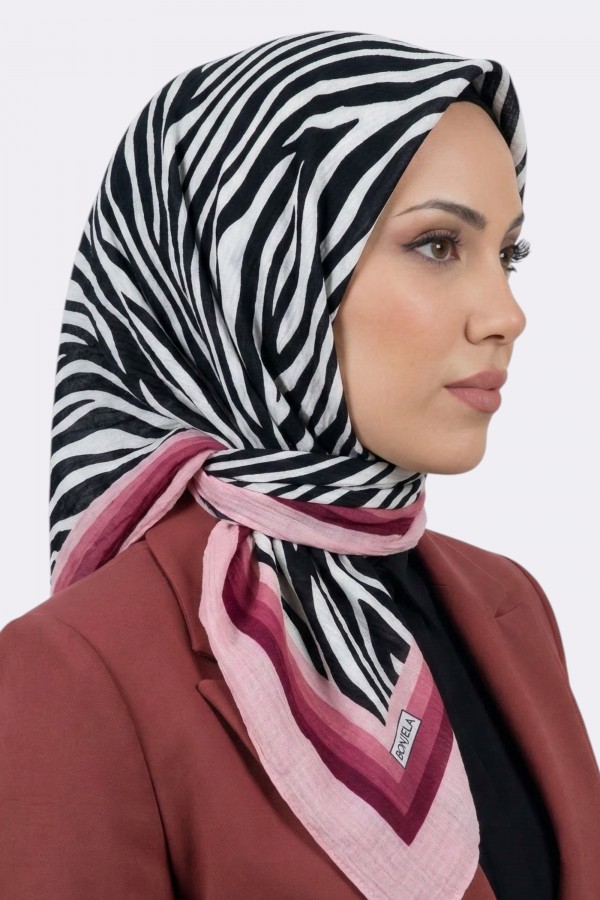 Desenli Mio Caz Eşarp 6301-9