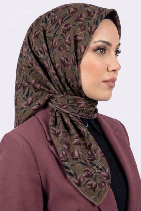 Lop'Res Organik Pamuk Soft Eşarp 6224-8