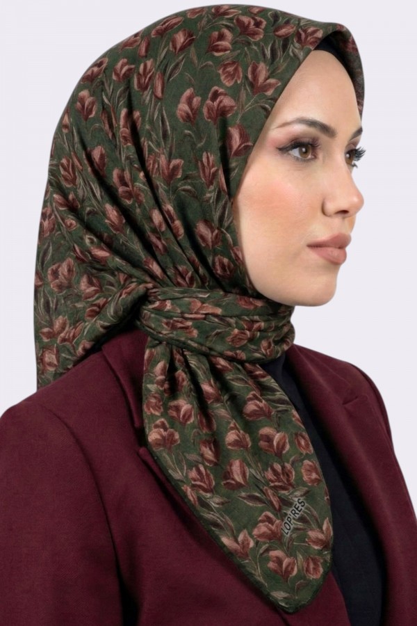 Lop'Res Organik Pamuk Soft Eşarp 6224-7