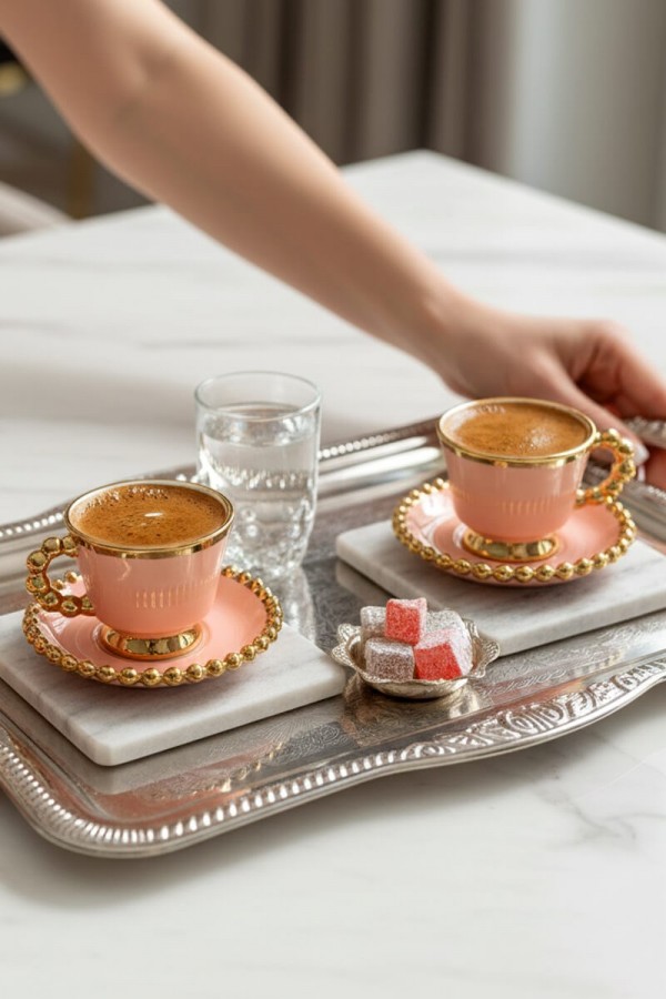 Mitra Porselen 6'lı Kahve Fincan Takımı CMR-2024328-6