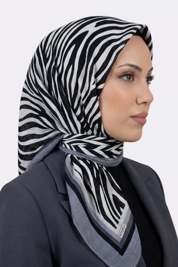 Desenli Mio Caz Eşarp 6301-5