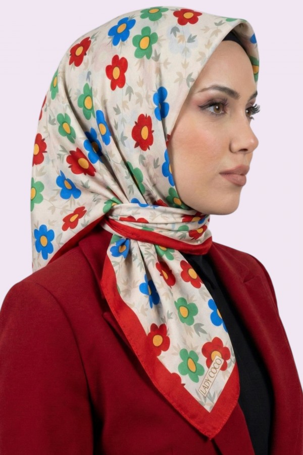 Lady Coco Organik Pamuk Soft Eşarp 6227-14