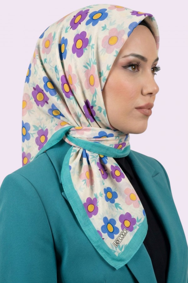Lady Coco Organik Pamuk Soft Eşarp 6227-8