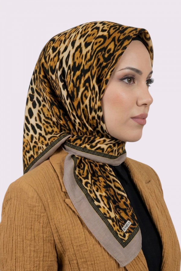 Desenli Mio Caz Eşarp 6302-18