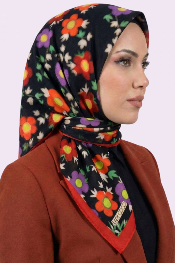 Lady Coco Organik Pamuk Soft Eşarp 6227-1