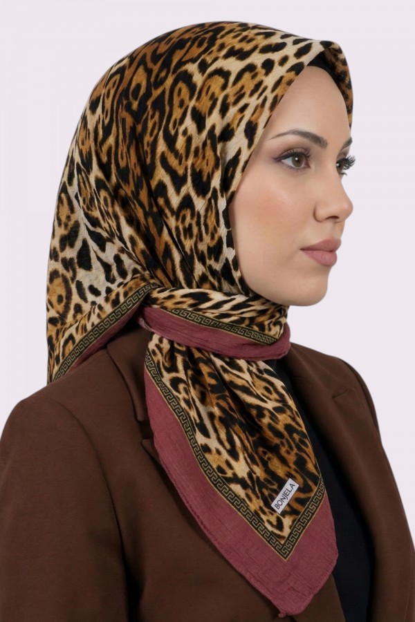 Desenli Mio Caz Eşarp 6302-14