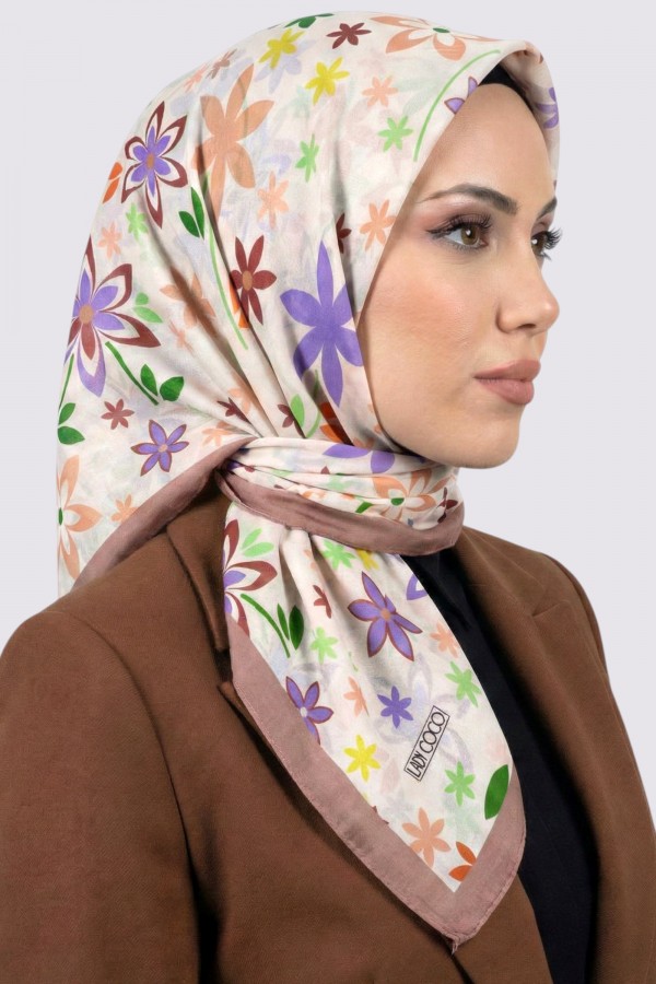 Lady Coco Organik Pamuk Soft Eşarp 6228-1