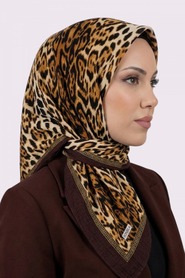 Desenli Mio Caz Eşarp 6302-11