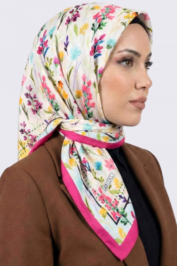 Lady Coco Organik Pamuk Soft Eşarp 6230-7
