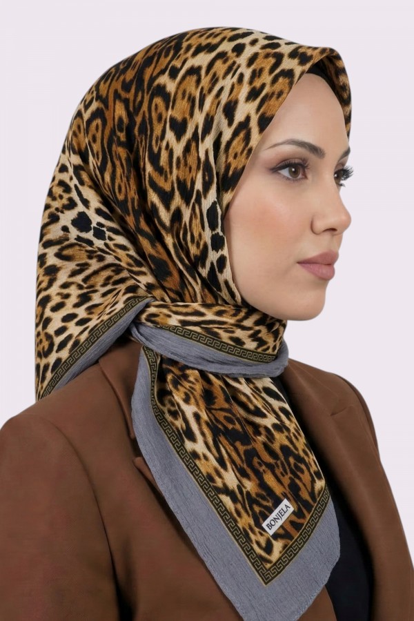 Desenli Mio Caz Eşarp 6302-5