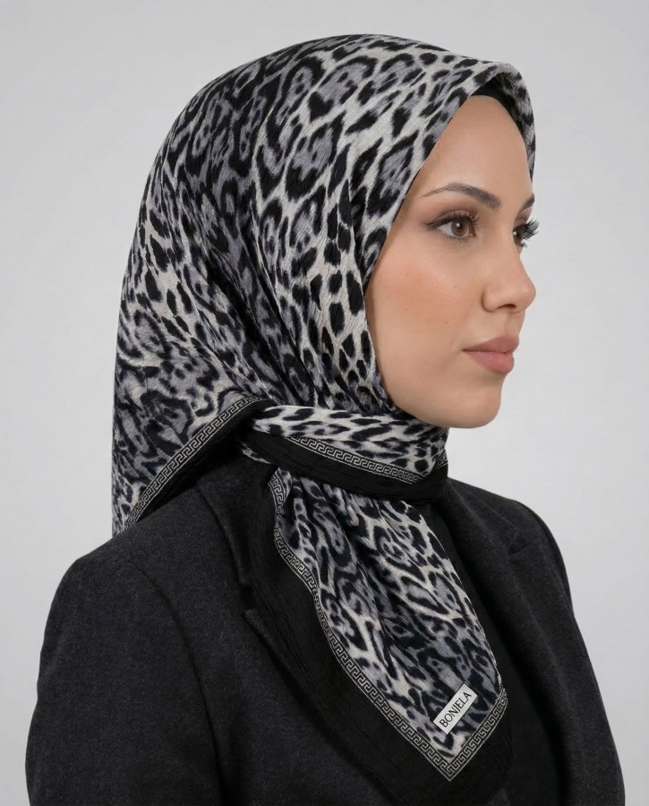 Desenli Mio Caz Eşarp 6302-4