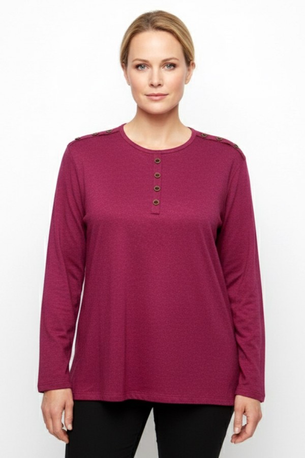 ÖZDEN   Penye Bluz  5021-2