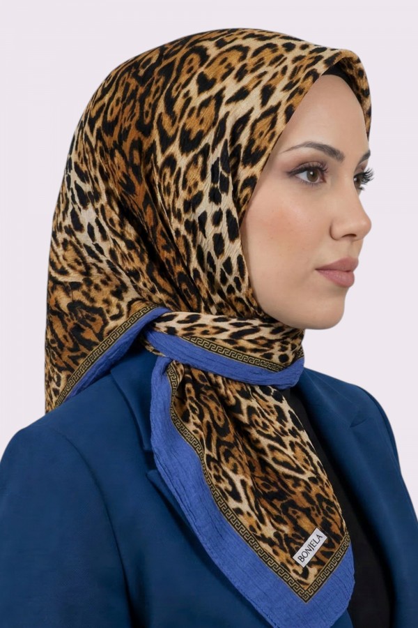 Desenli Mio Caz Eşarp 6302-1