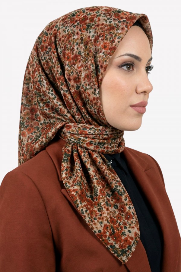 Desenli Mio Caz Eşarp 6303-11