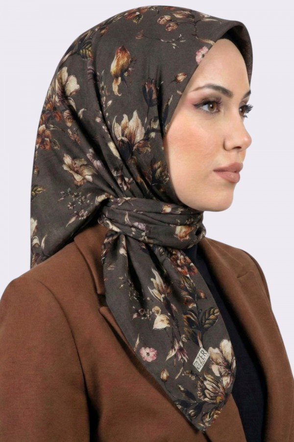 Zer Organik Pamuk Soft Eşarp 6233-7