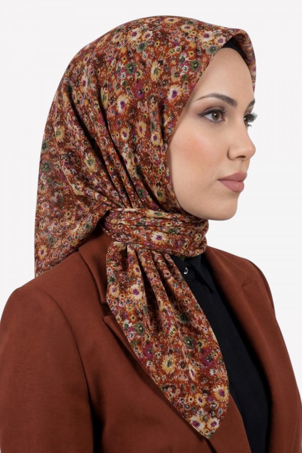Desenli Mio Caz Eşarp 6303-9