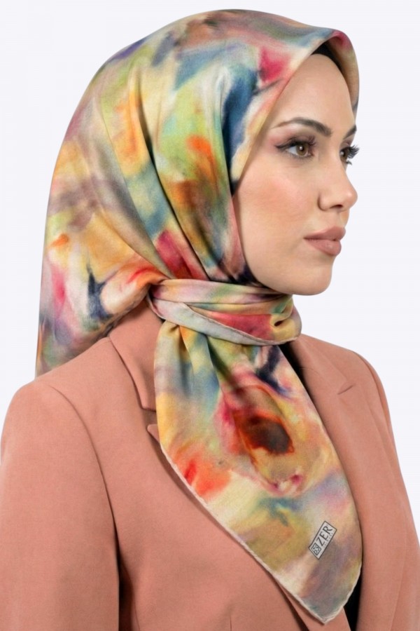 Zer Organik Pamuk Soft Eşarp 6236-6