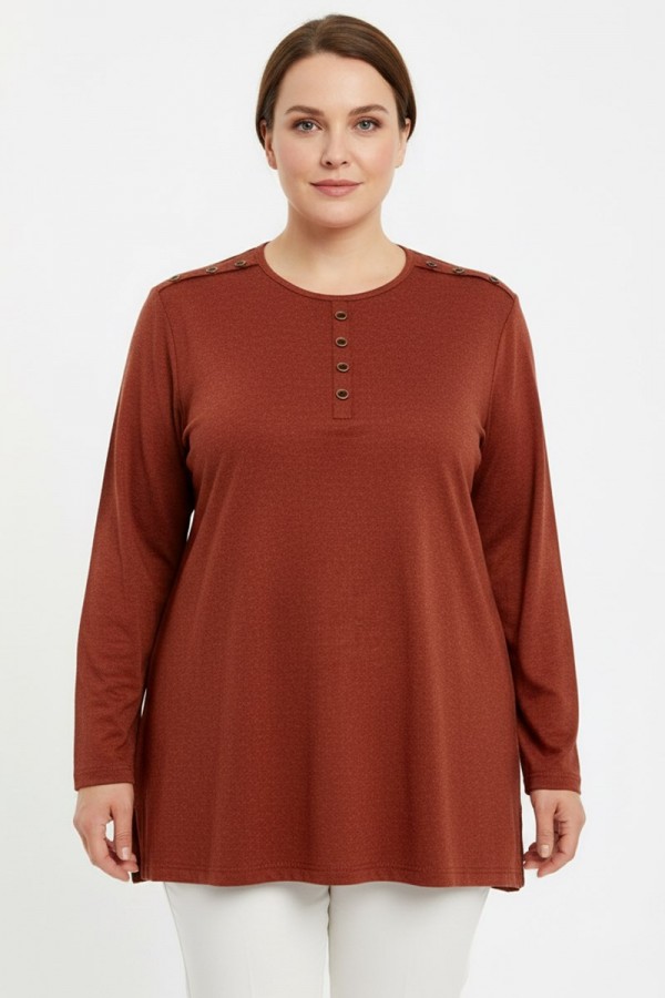 ÖZDEV   Penye Bluz  5026-2