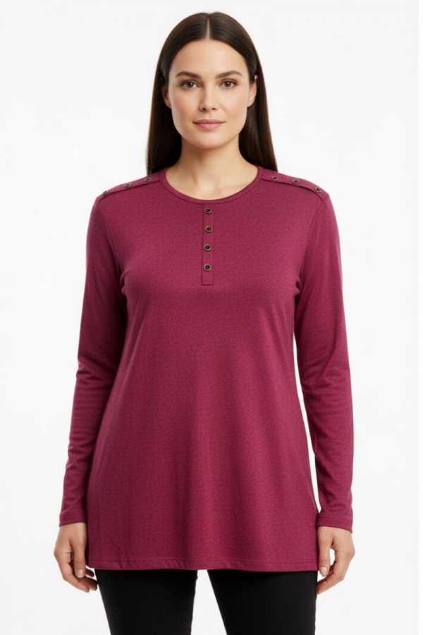 ÖZDEV   Penye Bluz  5026-1