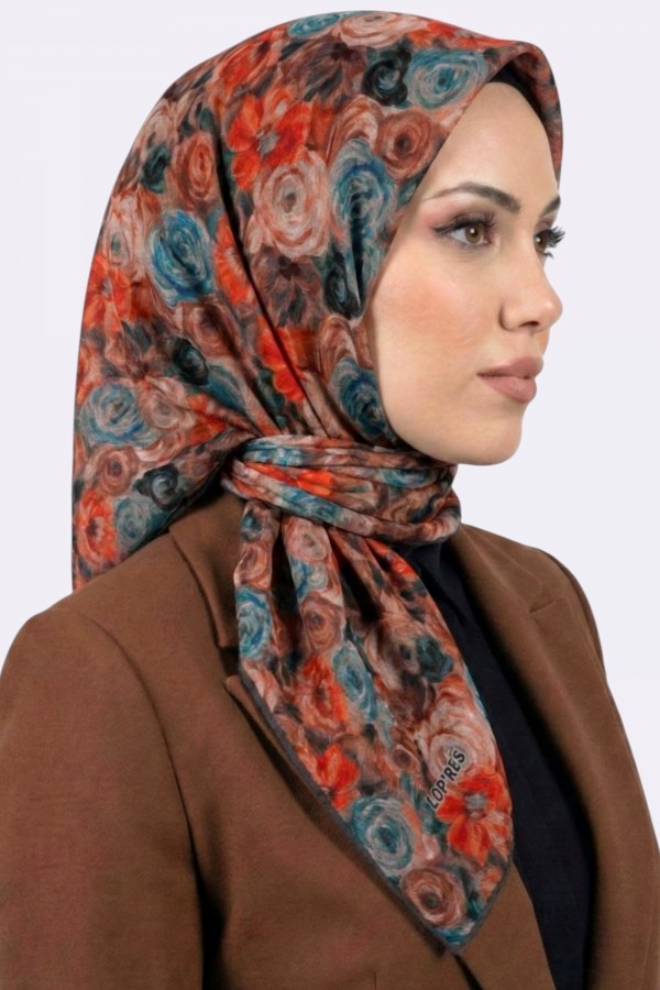 Lop'Res Organik Pamuk Soft Eşarp 6238-7