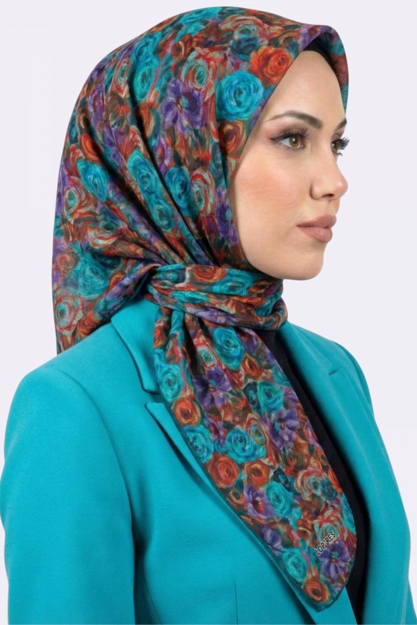 Lop'Res Organik Pamuk Soft Eşarp 6238-5