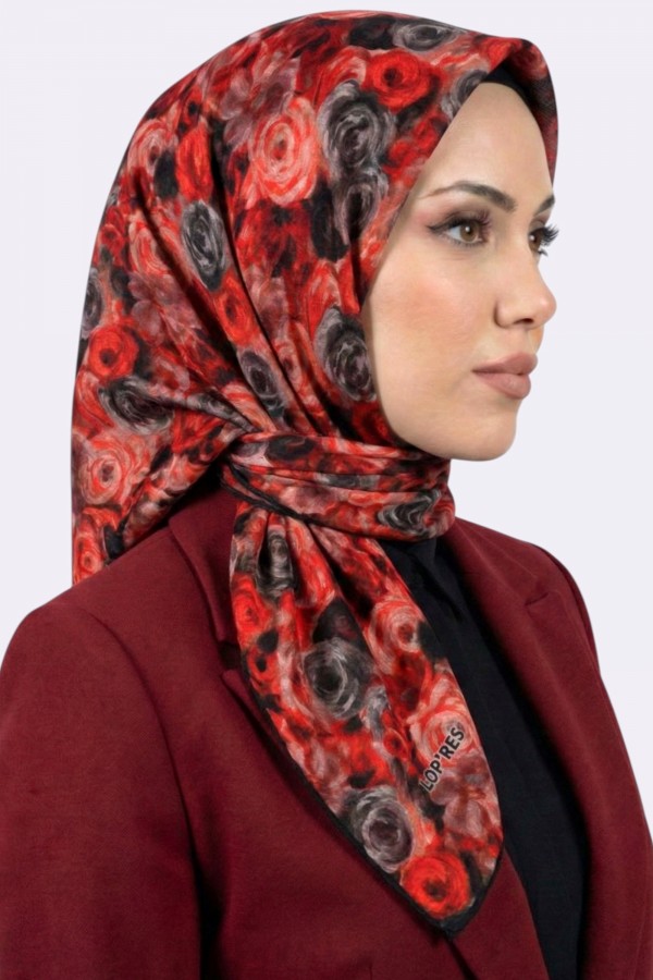 Lop'Res Organik Pamuk Soft Eşarp 6238-1