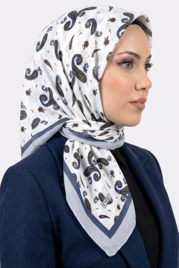 Desenli Mio Caz Eşarp 6304-18