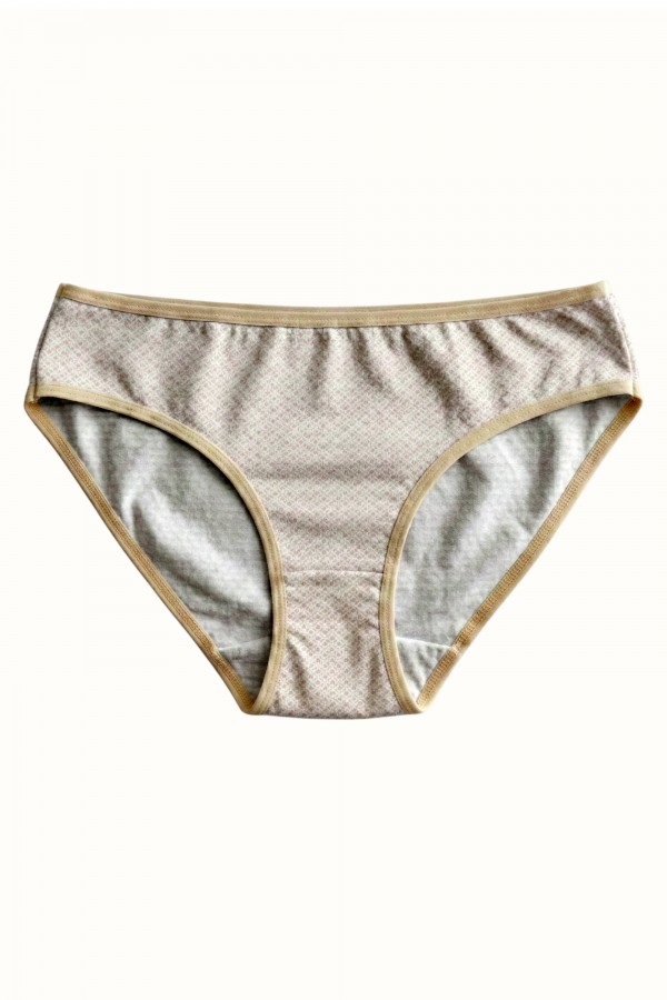 Berrak Kadın Desenli Bikini Külot 8664-26