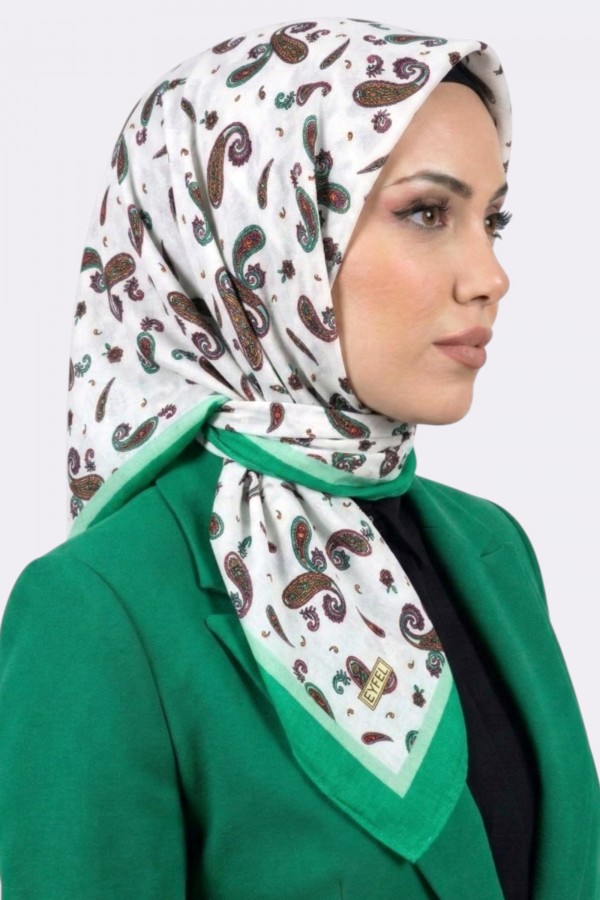 Desenli Mio Caz Eşarp 6304-15