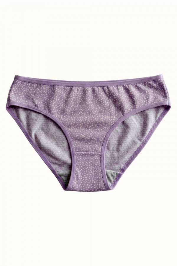 Berrak Kadın Desenli Bikini Külot 8664-15