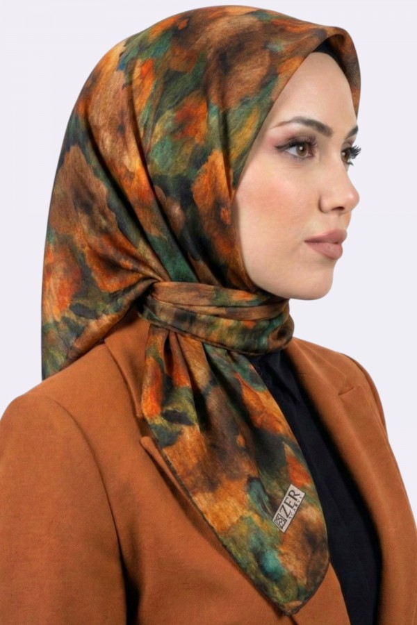 Zer Organik Pamuk Soft Eşarp 6245-8