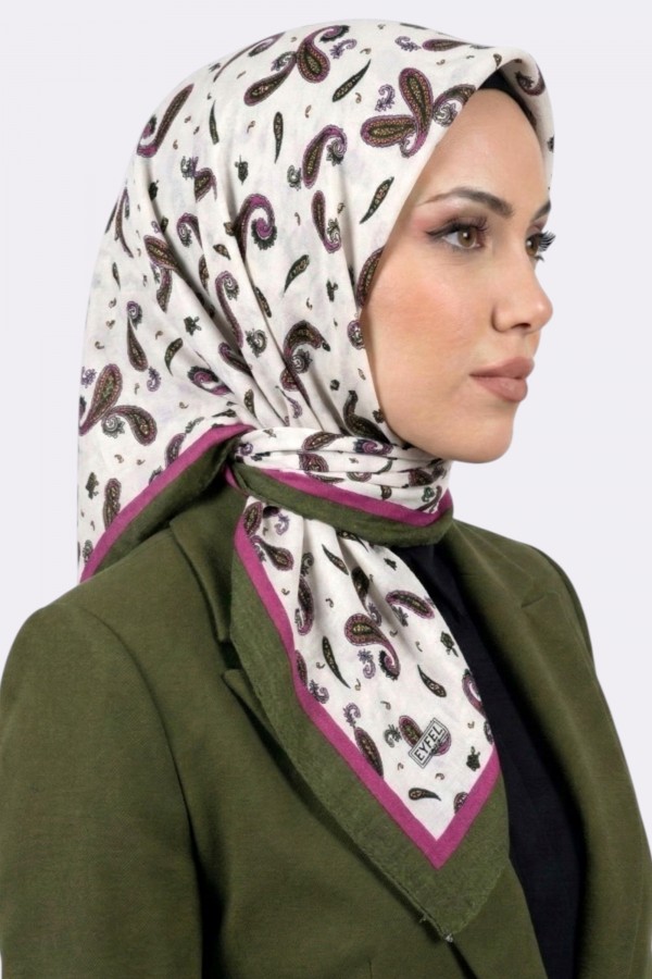 Desenli Mio Caz Eşarp 6304-7