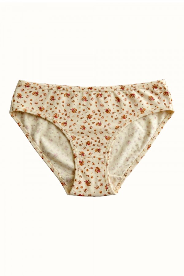 Berrak Kadın Desenli Bikini Külot 8664-8