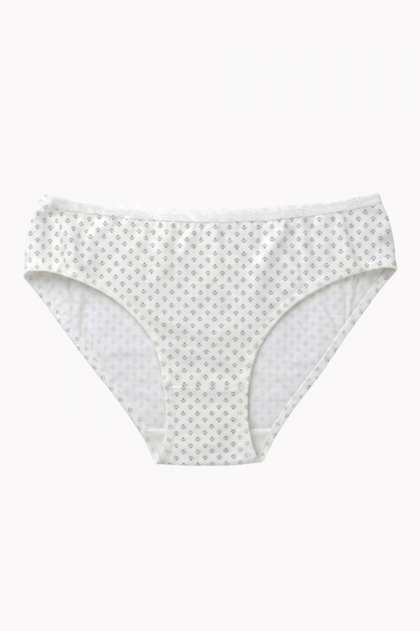 Berrak Kadın Desenli Bikini Külot 8663-8
