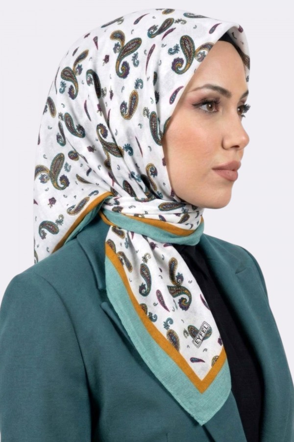Desenli Mio Caz Eşarp 6304-5