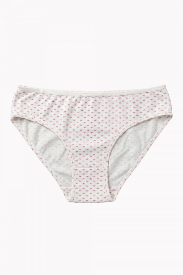 Berrak Kadın Desenli Bikini Külot 8663-3