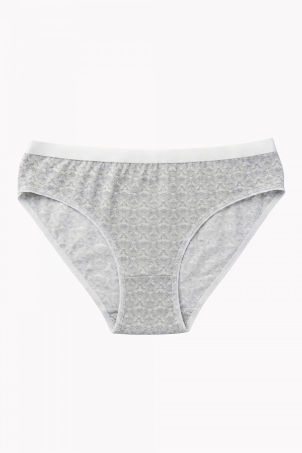 Berrak Kadın Desenli Bikini Külot 8663-5