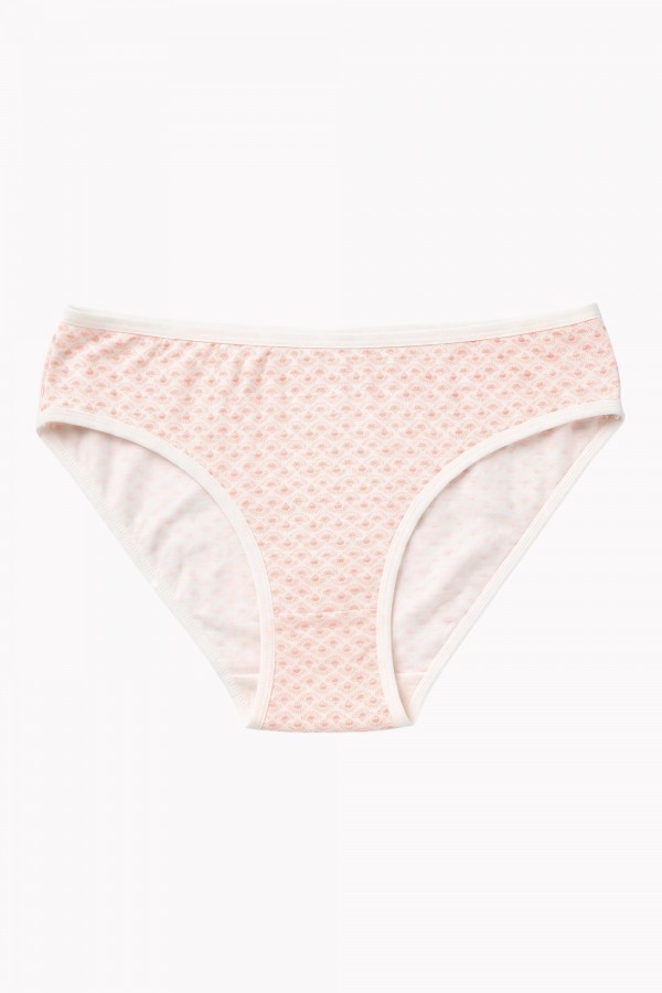 Berrak Kadın Desenli Bikini Külot 8663-2