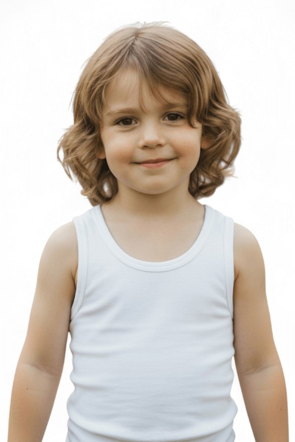 Tutku 0124 Çocuk Penye Atlet 8913-1