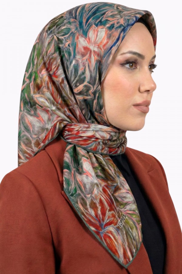 Lop'Res Organik Pamuk Soft Eşarp 6250-1