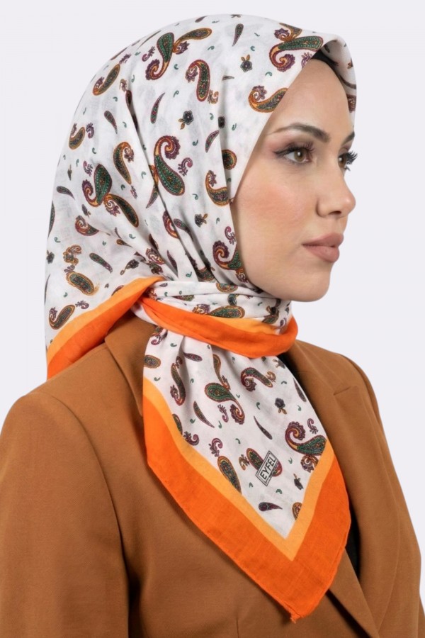 Desenli Mio Caz Eşarp 6304-2