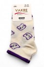 Vakre Socks Bayan Patik Çorap (36-40) 9002-3