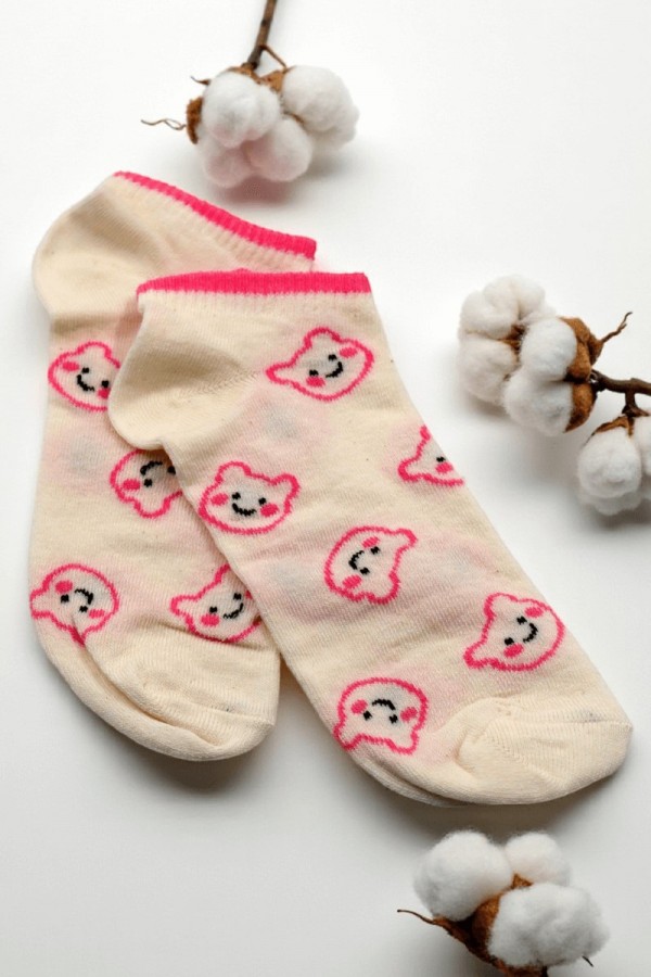 Vakre Socks Bayan Patik Çorap (36-40) 9002-2