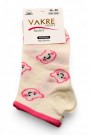 Vakre Socks Bayan Patik Çorap (36-40) 9002-2